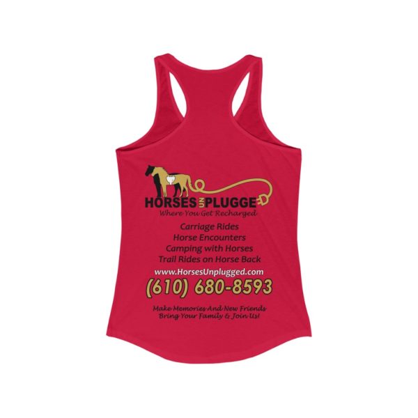 My Horse Is My Super Power - Women's Ideal Racerback Tank - Image 8