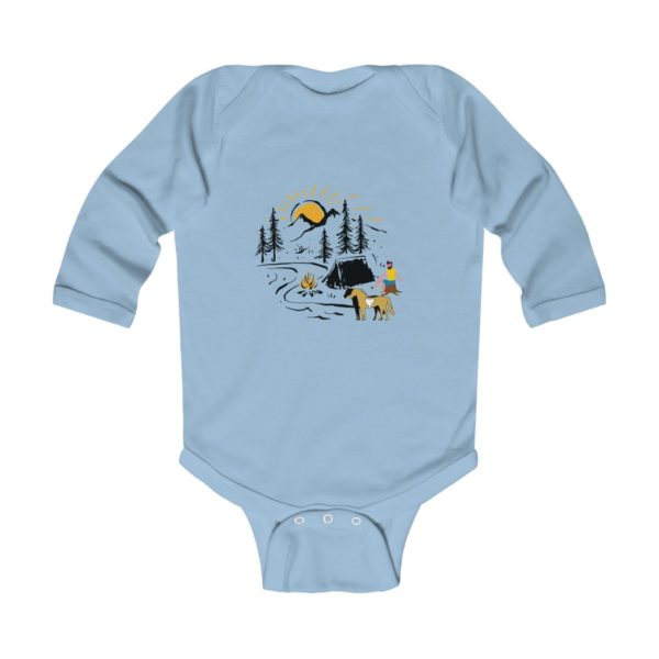 Camping - Infant Long Sleeve Onsie  (NB - 18M) - Image 5