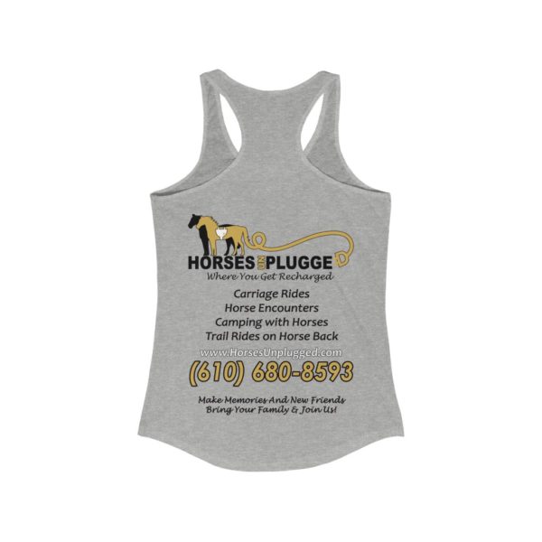 My Horse Is My Super Power - Women's Ideal Racerback Tank - Image 4