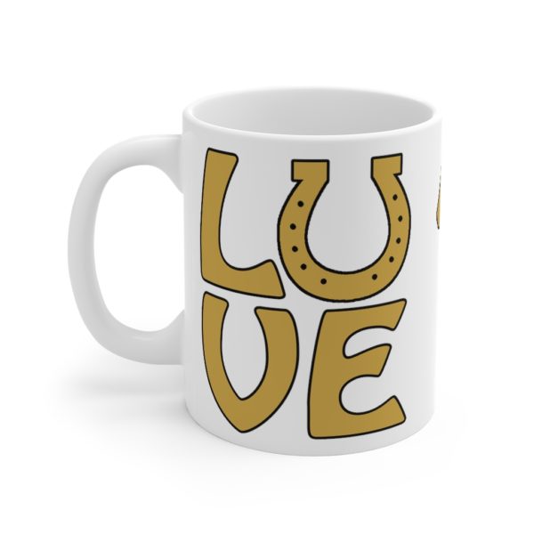 Love Square w Horse Icon - Mug 11oz