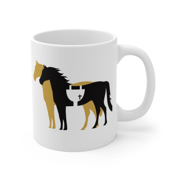 Horses Unplugged Icon Logo on Ceramic Mug 11oz - Image 3