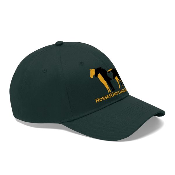 Icon Logo and Website on a Baseball Twill Hat, solid top - Image 16