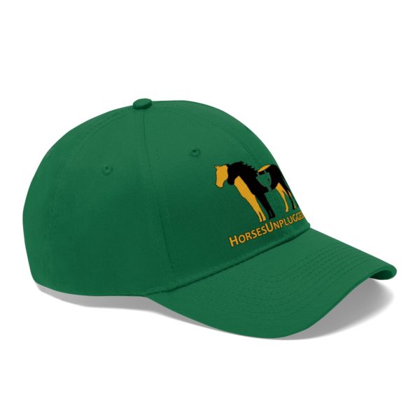 Icon Logo and Website on a Baseball Twill Hat, solid top - Image 12