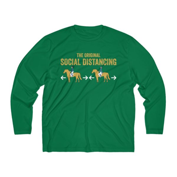 The Original Social Distancing - Long Sleeve T-Shirt  (Moisture Absorbing) - Image 3