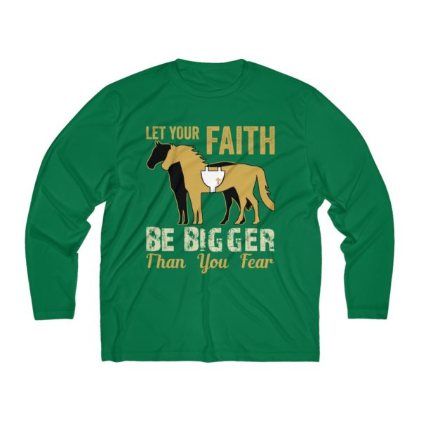 Let Your Faith be Bigger than Your Fear - Long Sleeve T-Shirt  (Moisture Absorbing) - Image 5