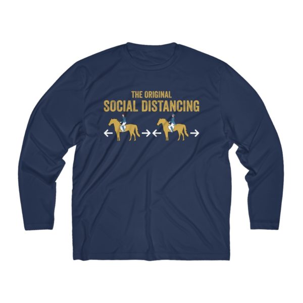 The Original Social Distancing - Long Sleeve T-Shirt  (Moisture Absorbing) - Image 5