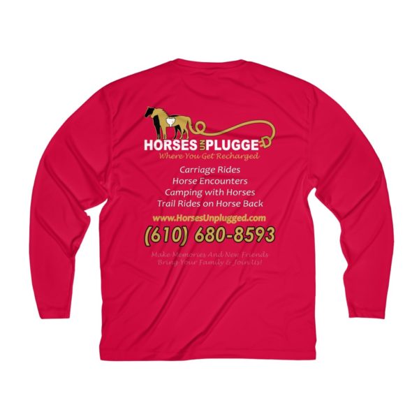 We Went Camping, I went Riding, He went Fishing - Long Sleeve T-Shirt  (Moisture Absorbing) - Image 10