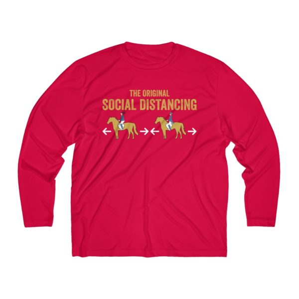 The Original Social Distancing - Long Sleeve T-Shirt  (Moisture Absorbing) - Image 9