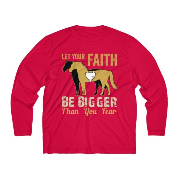 Let Your Faith be Bigger than Your Fear - Long Sleeve T-Shirt  (Moisture Absorbing) - Image 9