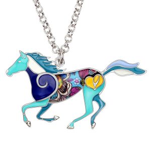 FUN Multi Color Horse Key Chain - Horses Unplugged LLC